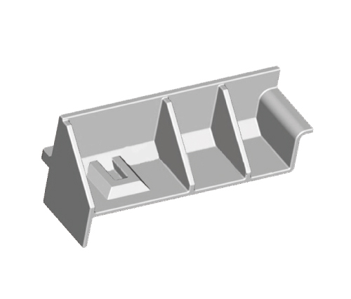 Narrow blind plate
