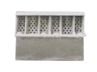 Double wide grate plate